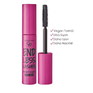 Nazel Kozmetik Golden Rose Endless Lashes Mascara - Black - Kıvrım Veren Maskara - 8691190440930