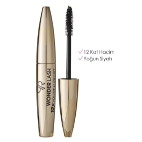 Nazel Kozmetik Golden Rose Wonder Lash Mascara - Black - Hacim Veren Maskara - 8691190069216