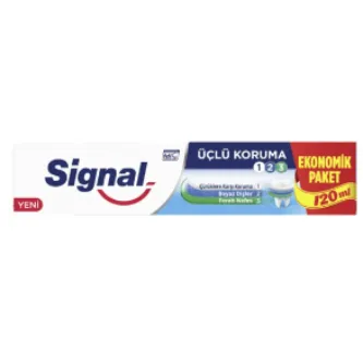 Nazel Kozmetik Signal Diş Macunu Üçlü Koruma 120 ml