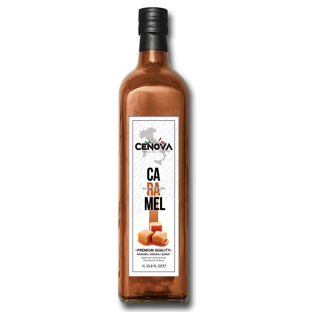 Cenova Karamel Kokteyl Şurubu 1 Lt görsel 2