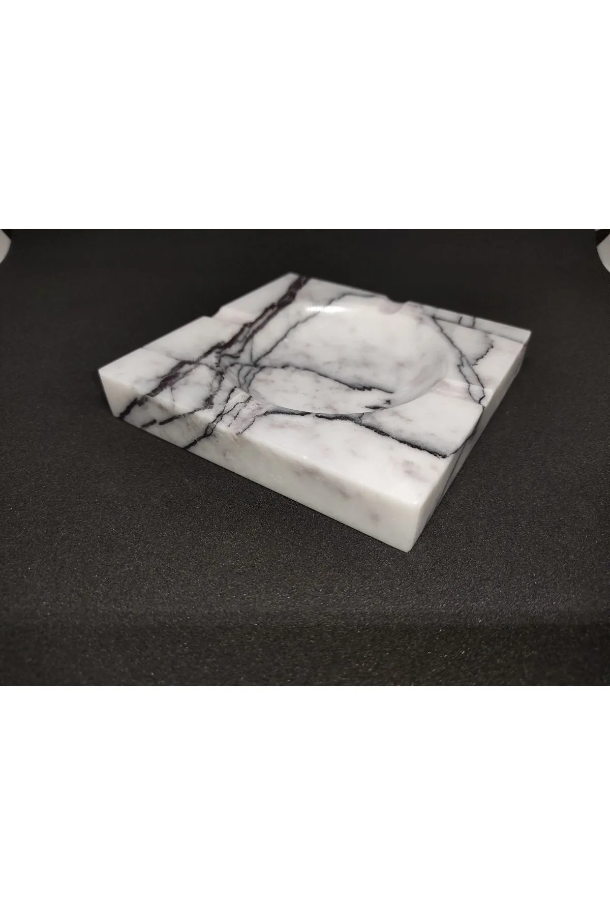 Pergamon Lilac (LEYLAK) Mermer Küllük Kül Tablası görsel 2