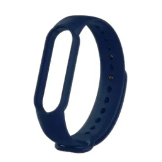 Markacase Amazfit Band 5-6 İçin Silikon Kordon Lacivert