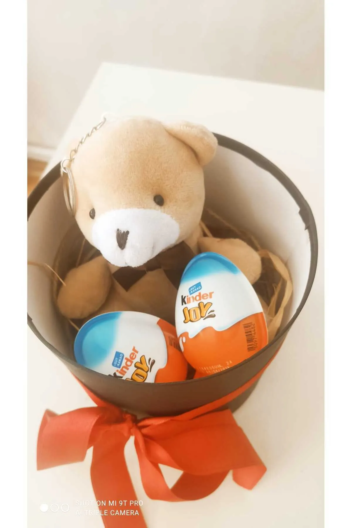 MY-NİL YÜZÜĞÜ BUL Aşkım Sevgilim Eşim Kutuda Ayıcık Kinder Joy ve YÜZÜK görsel 4