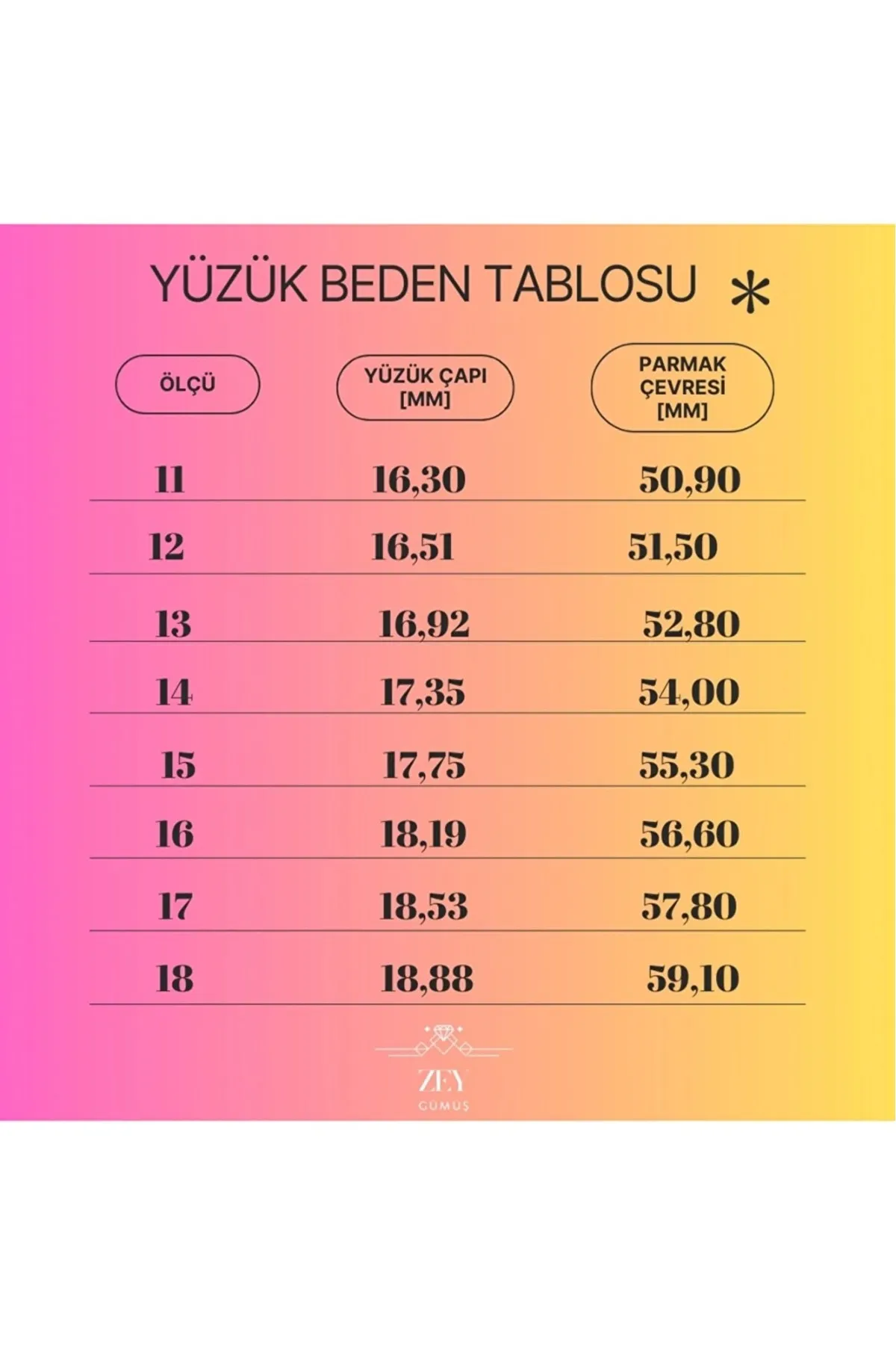 ZEY GÜMÜŞ Tamtur Zirkon Taşlı Yüzük görsel 2